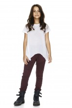 White Asymmetrical T-shirt